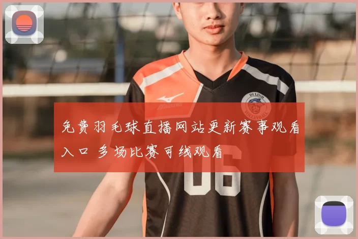 免费羽毛球直播网站更新赛事观看入口 多场比赛可线观看